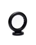 Ova Loop circular cast iron fitness weight in Matt Black, decorative dumbbell, 3–5kg

