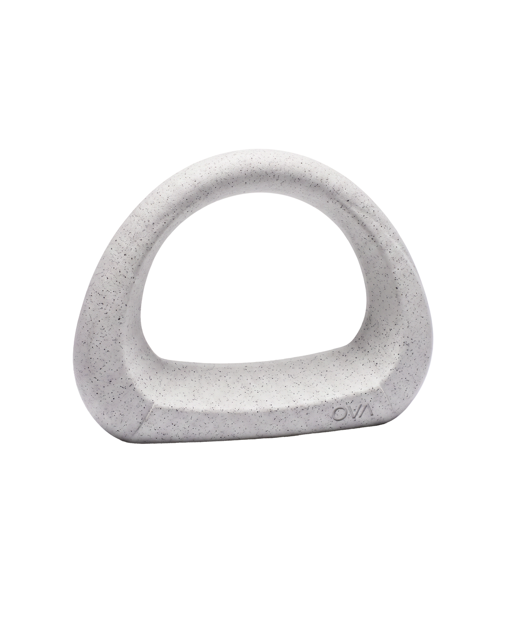 Ova Crest sculptural cast iron fitness weight in Luna, aesthetic dumbbell, 3–7.5kg