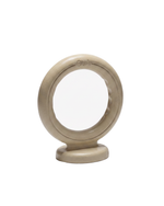 Ova Loop circular cast iron fitness weight in Sand , decorative dumbbell, 3–5kg

